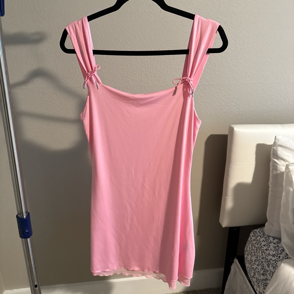 SHEIN Pink Mini Dress